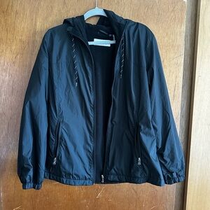 Calvin Klein Black Windbreaker Jacket
